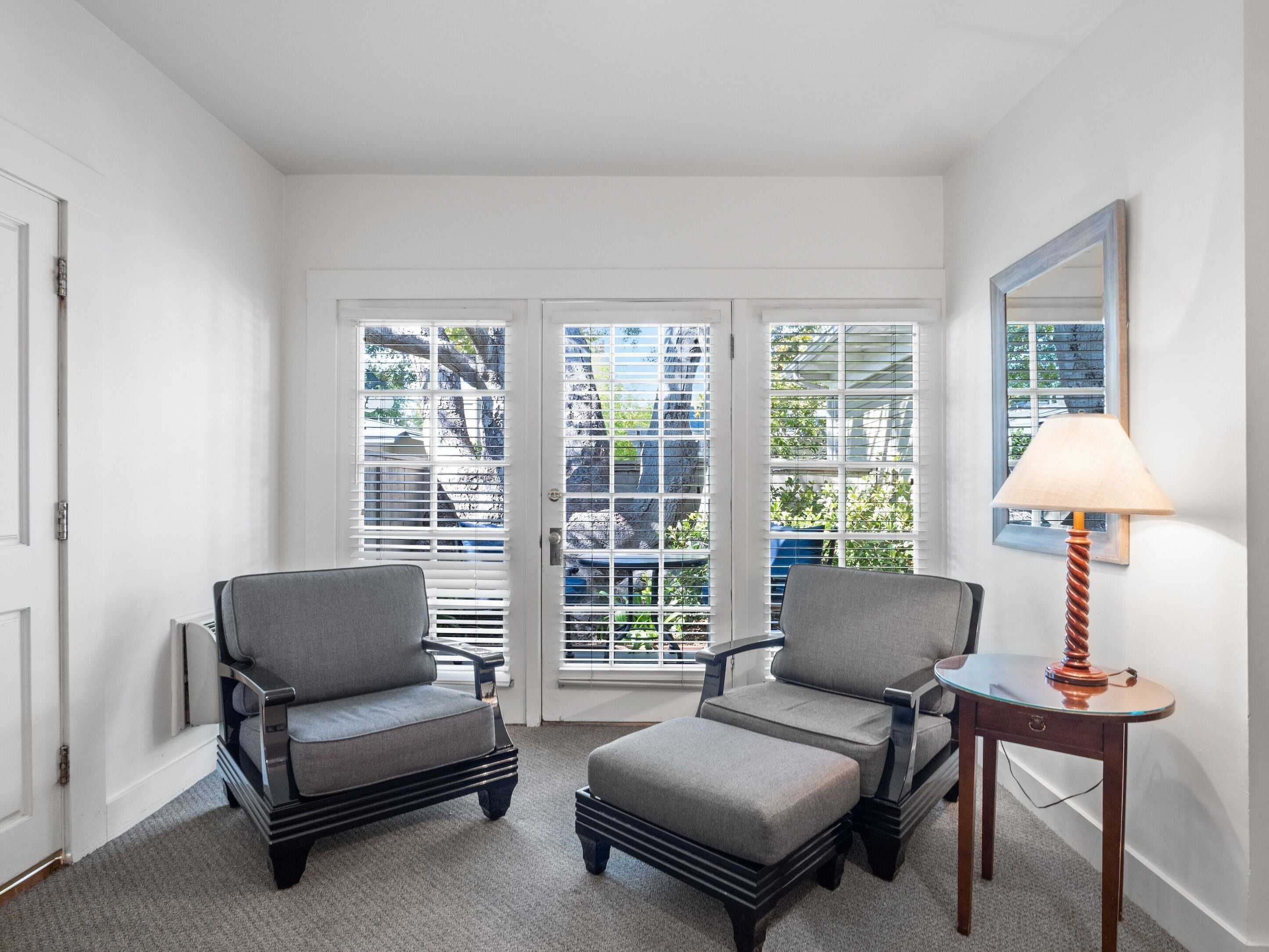 signature single room, 1 king bed, lanai, garden area | premium bedding, pillow-top beds, individually decorated