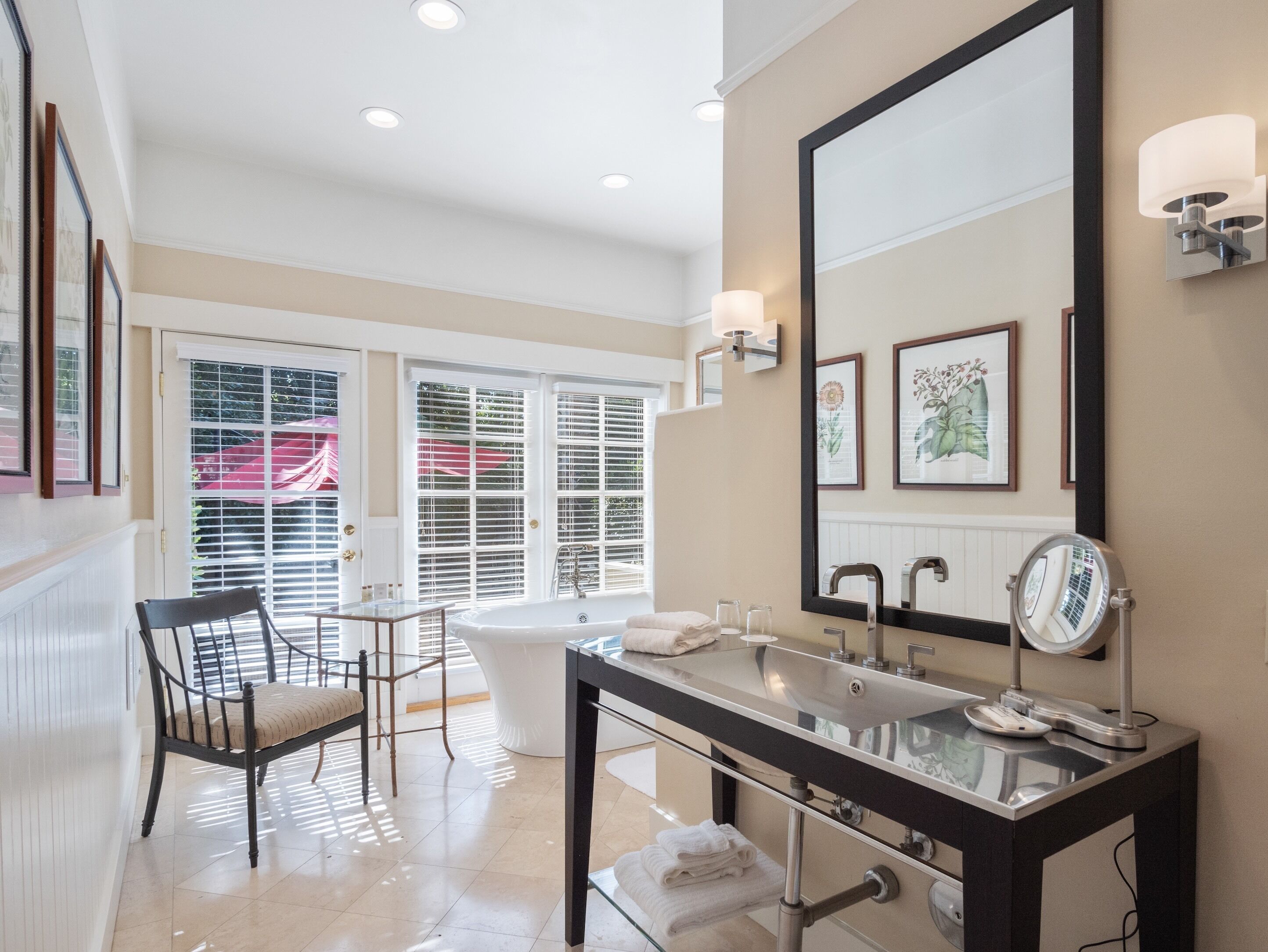 superior cottage, 1 king bed, jetted tub, garden area | premium bedding, pillow-top beds, individually decorated