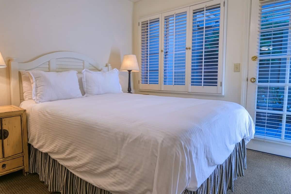 Premium bedding, pillowtop beds, individually decorated