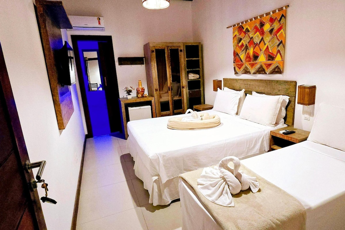 Minibar, gratis wi-fi och sängkläder