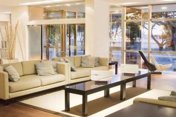 Sala de estar en el lobby