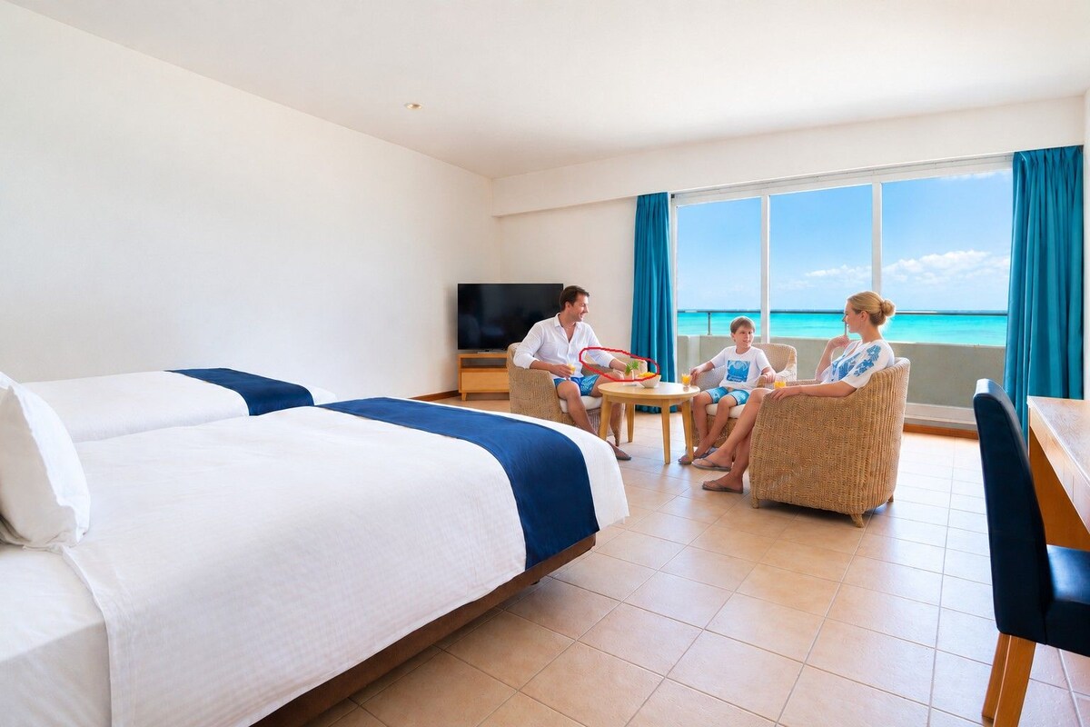 Down duvets, desk, blackout curtains, free WiFi