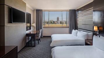 Room, 2 Queen Beds | Minibar, in-room safe, desk, iron/ironing board