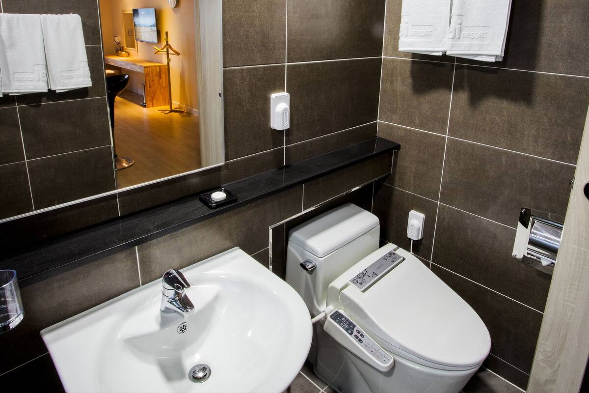 suite twin room | bathroom sink