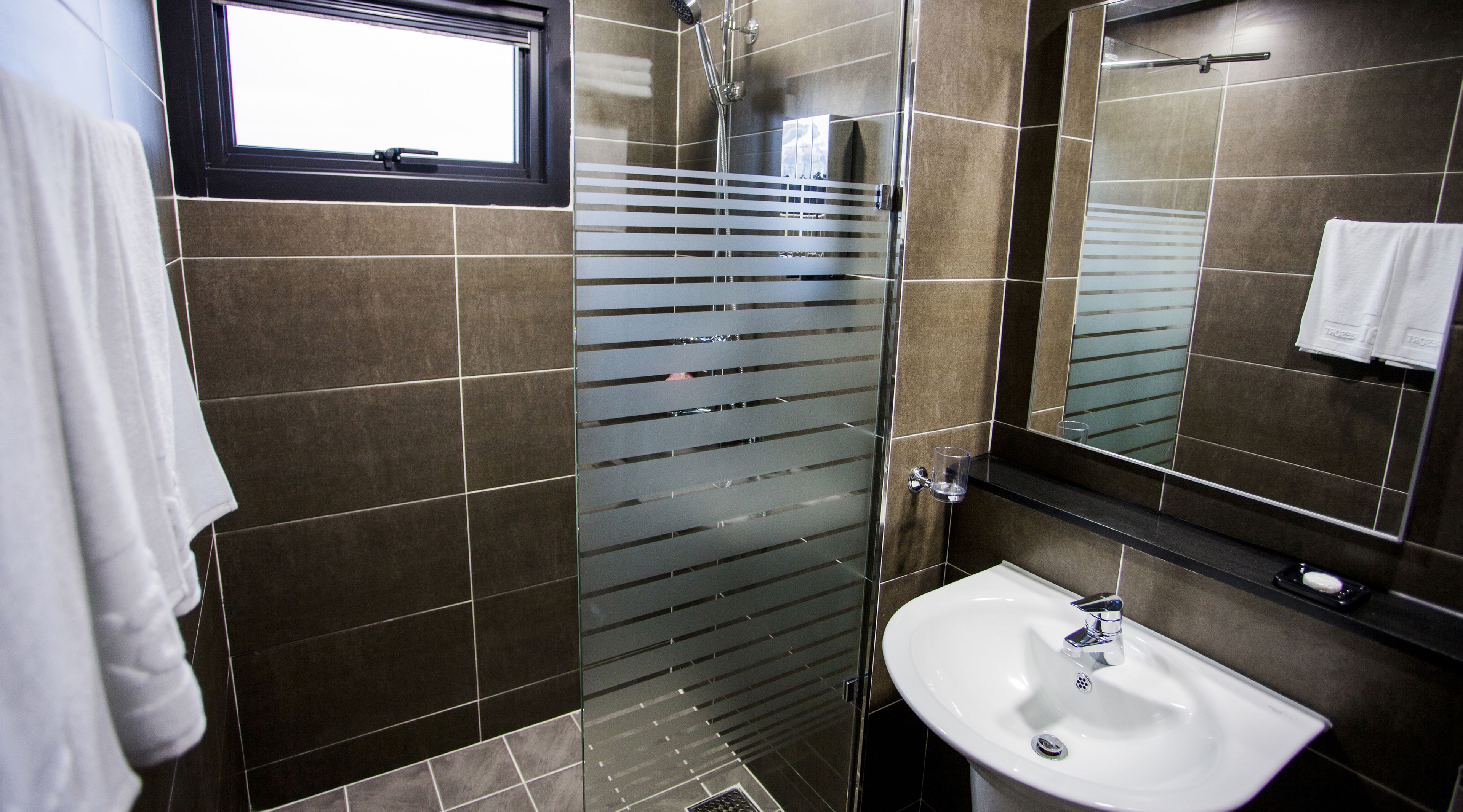 suite twin room | bathroom shower