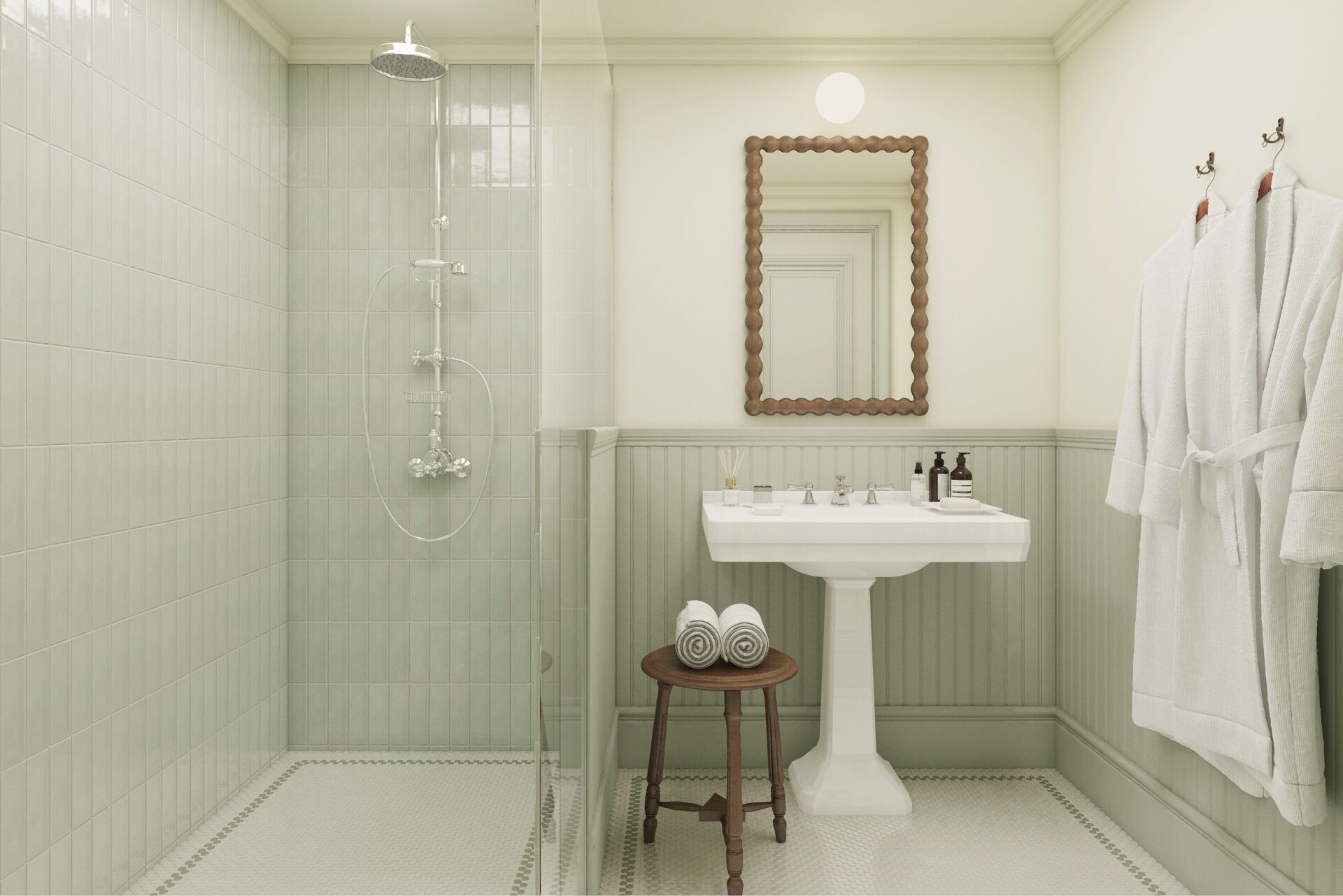 Gratis toiletartikelen, een haardroger, badjassen, handdoeken