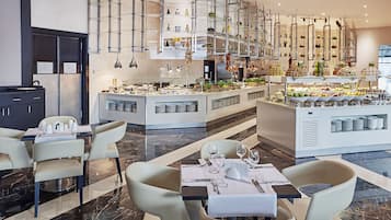 Daily buffet breakfast (EUR 48 per person)