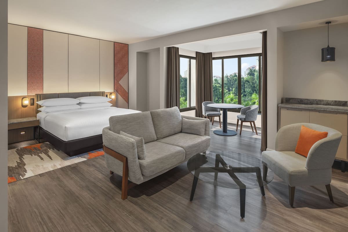 Minibar, in-room safe, desk, blackout curtains