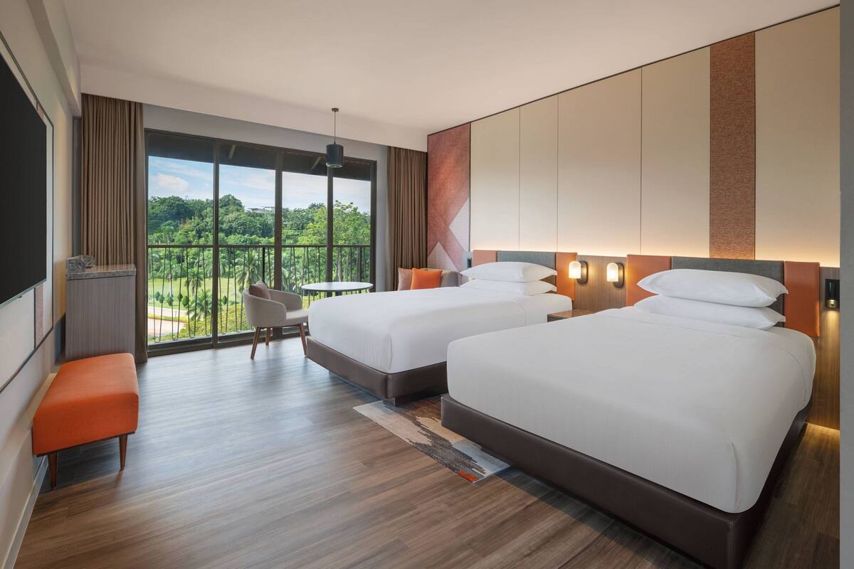 Minibar, in-room safe, desk, blackout curtains