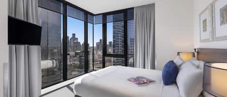 In-room safe, desk, blackout curtains, soundproofing