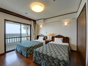 Main Building, 3 Bedrooms (Ocean View) | 3 bedrooms, desk, iron/ironing board, free wired internet