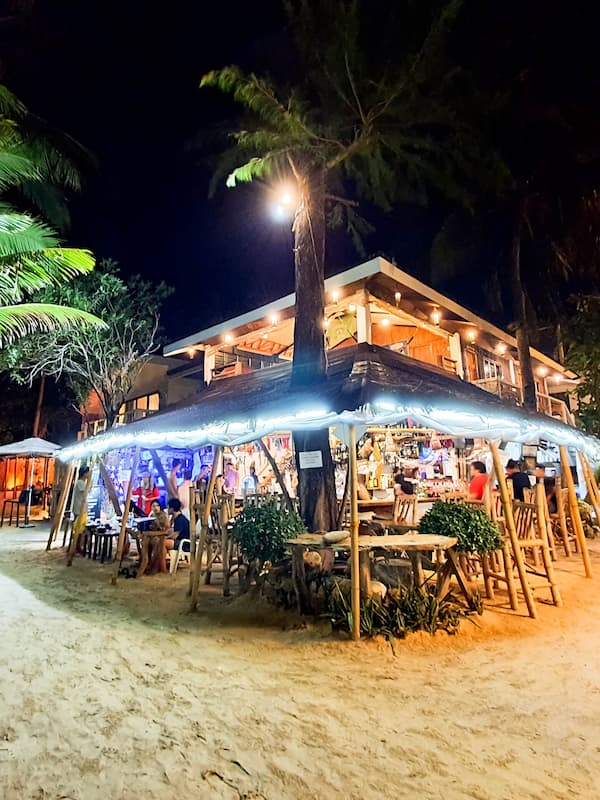 Front of property – evening/night