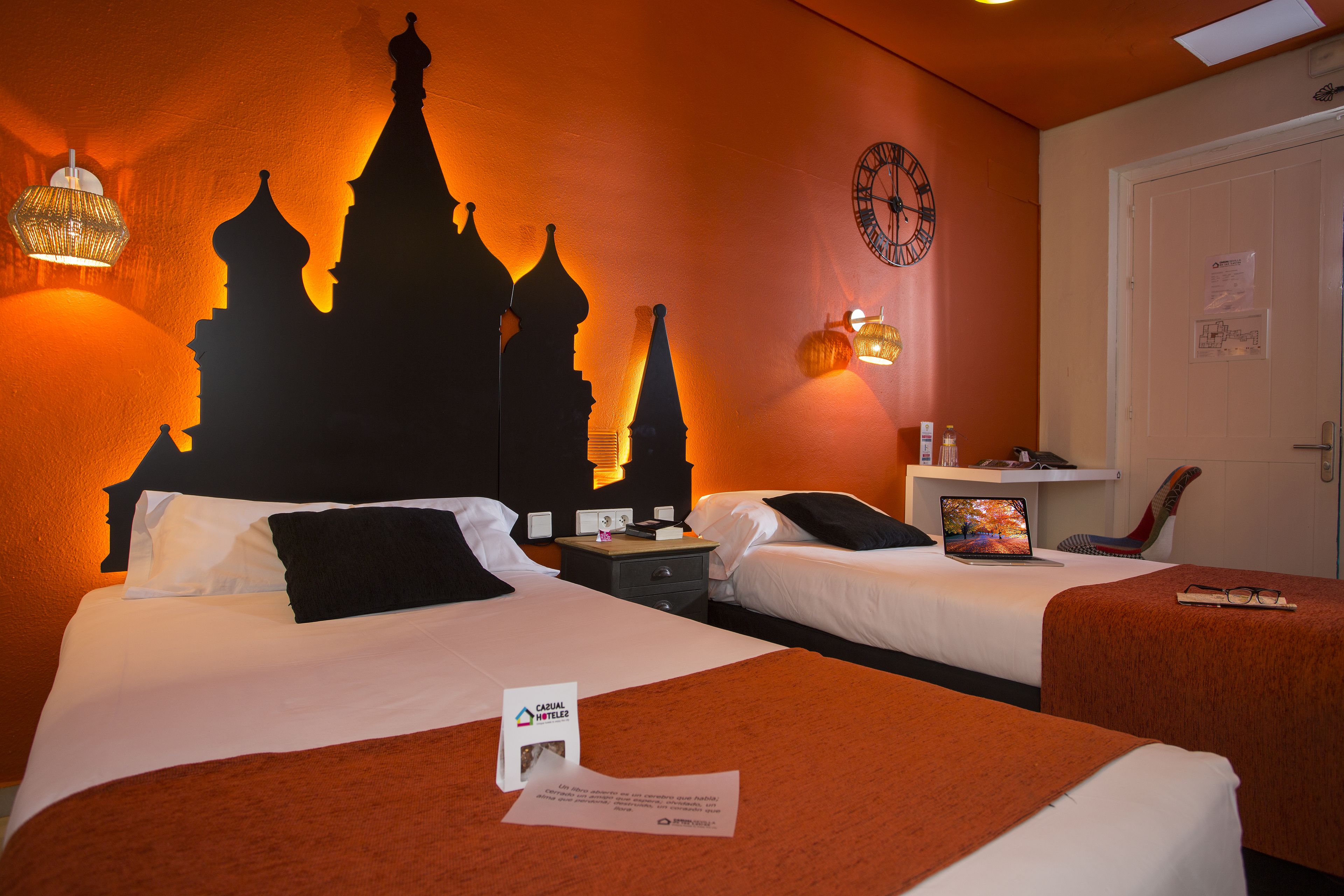 double room, 2 single beds | minibar, in-room safe, desk, iron/ironing board