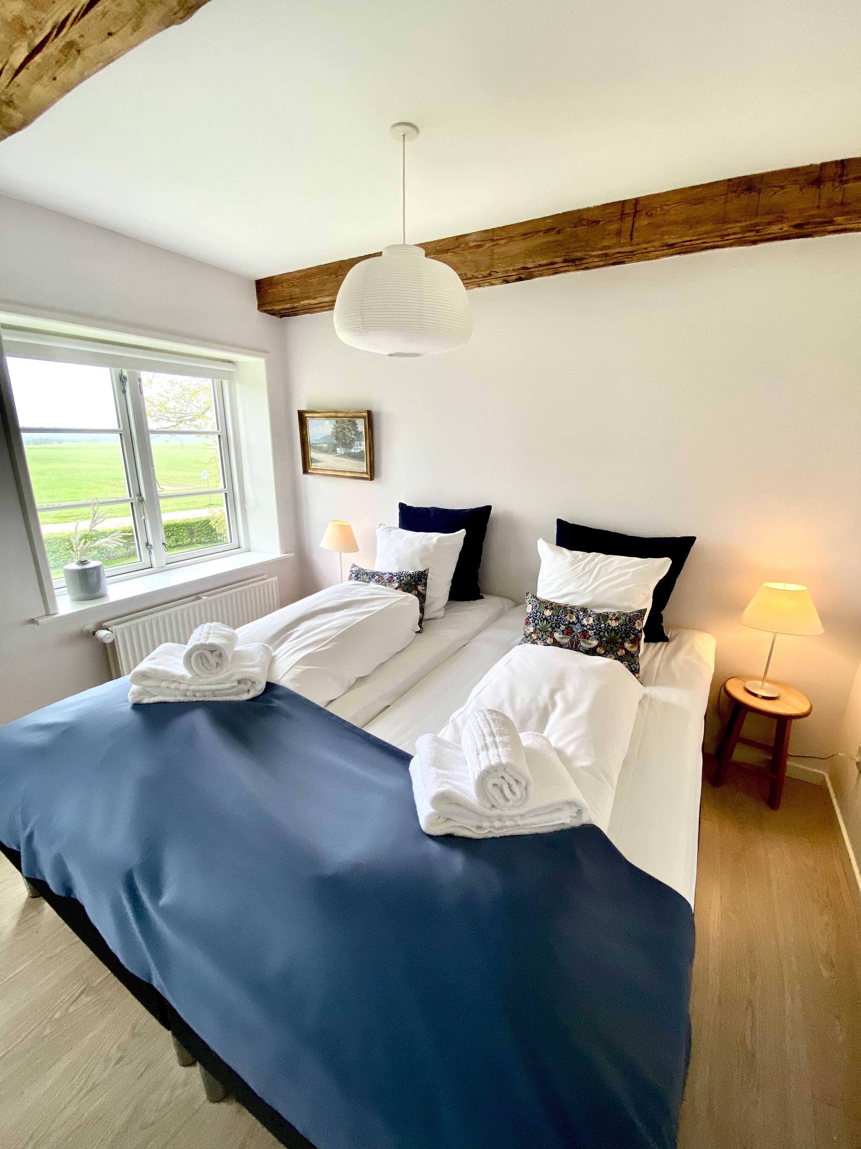 1 bedroom, premium bedding, down duvets, individually decorated