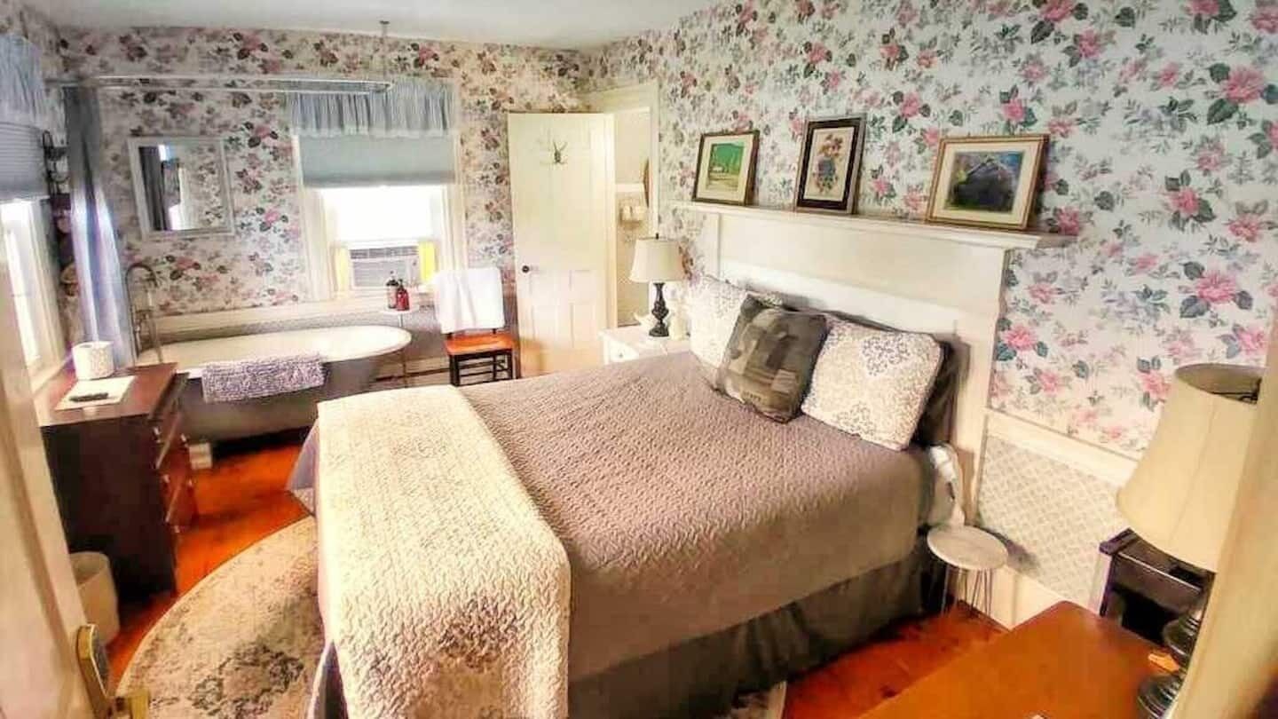beautiful suite for 2 in bar harbor (half-bath) | iron/ironing board, free wifi