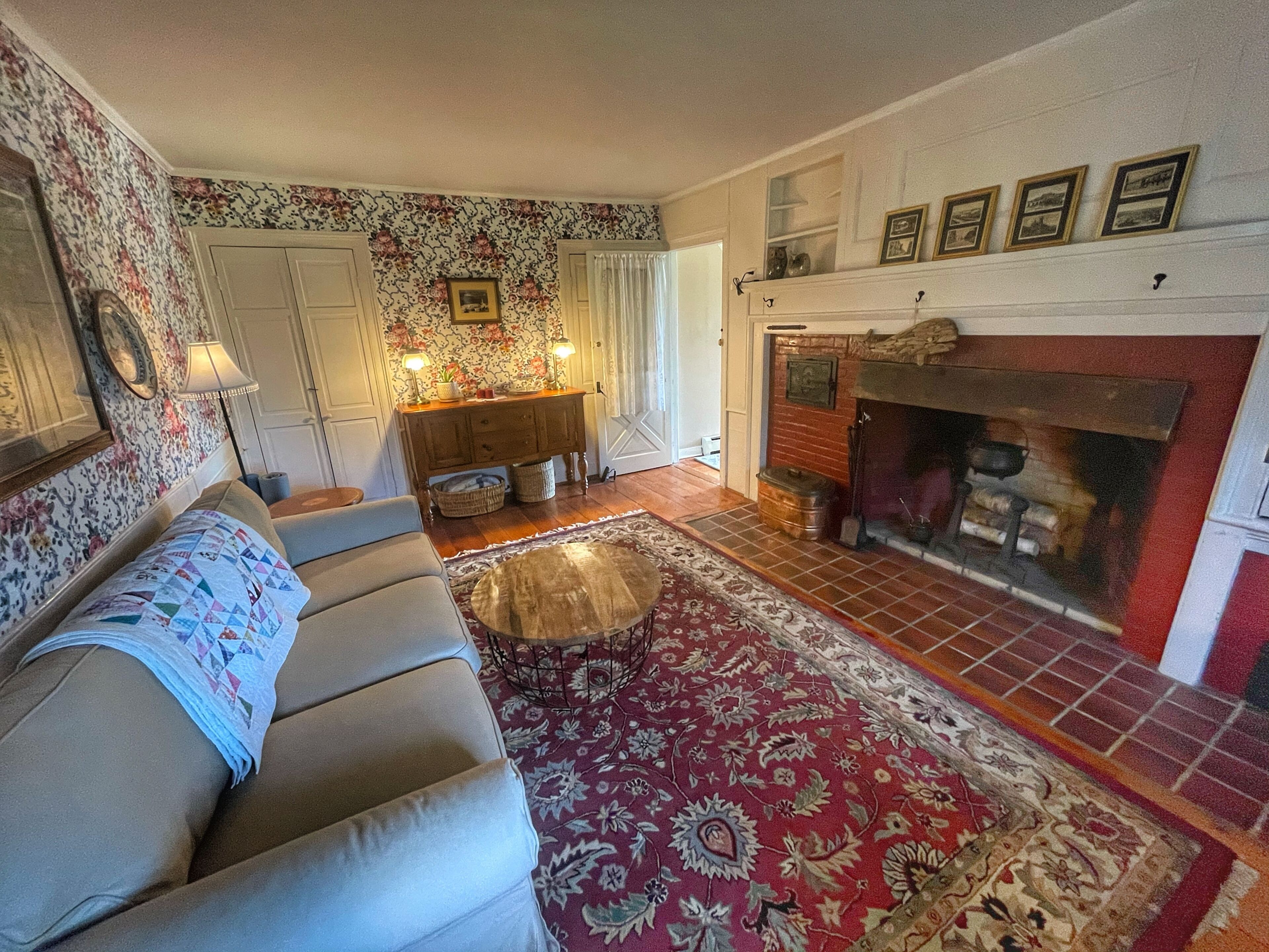 amazing old school acadia suite for 2 in maine | iron/ironing board, free wifi