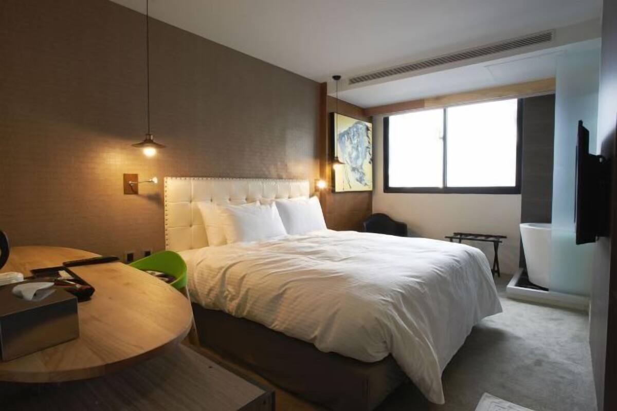 Down comforters, pillowtop beds, in-room safe, individually decorated