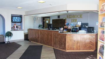 Check-in/check-out kiosk