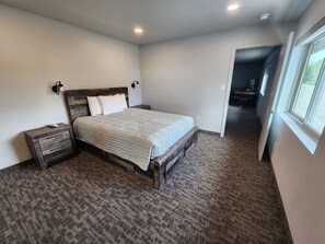 Family Suite, 2 Bedrooms, No Pets Allowed | Desk, laptop workspace, blackout drapes, iron/ironing board - Aquarius Inn (Bicknell)