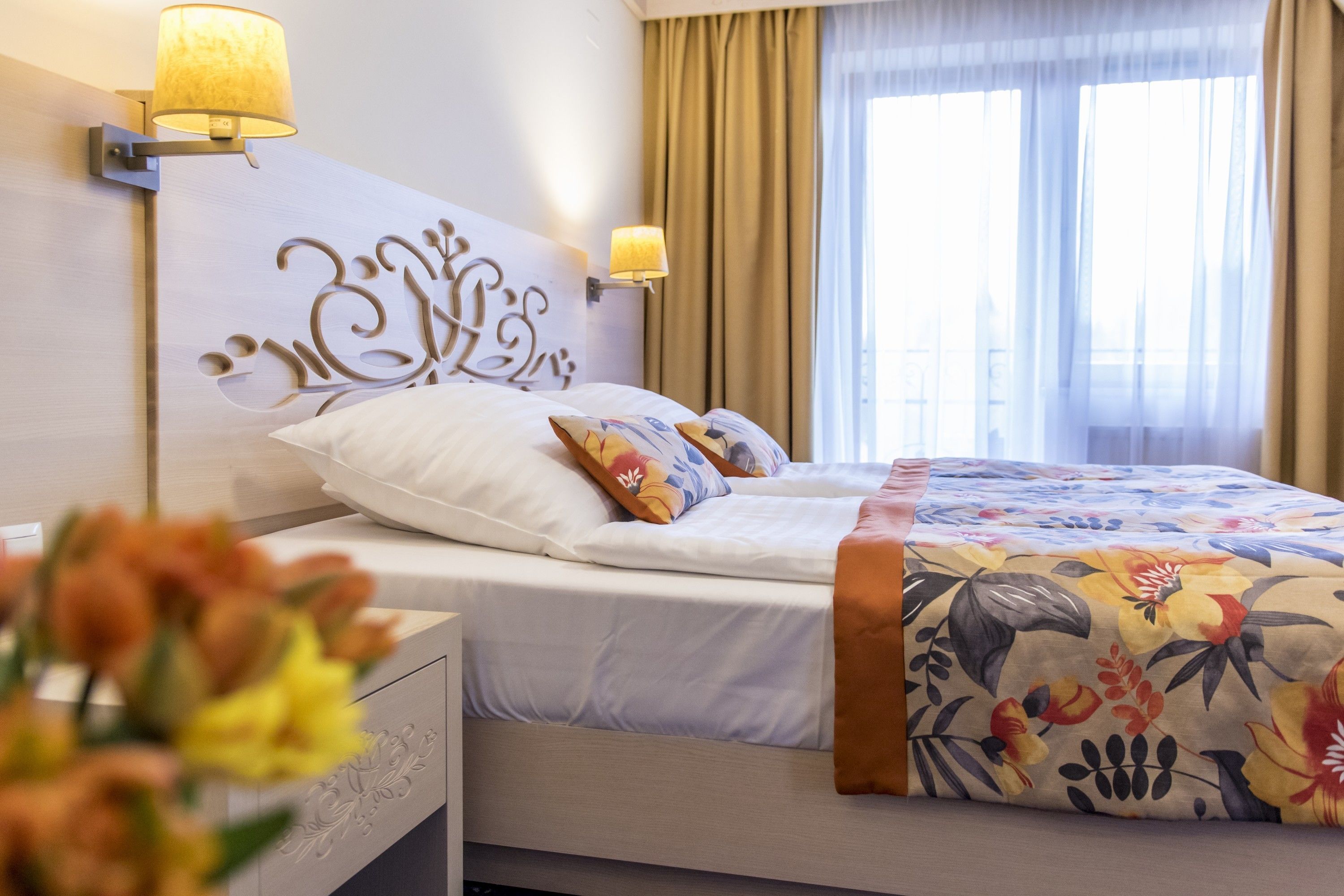 Luxury Double or Twin Room, 1 King Bed with Sofa bed | Free WiFi, bed sheets, wheelchair access