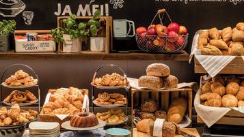 Daily buffet breakfast for a fee