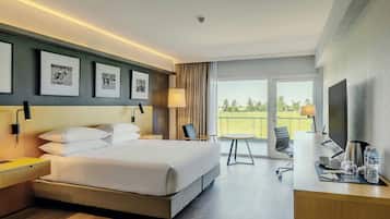 Minibar, in-room safe, desk, laptop workspace