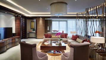 Presidential-Suite | 1 Schlafzimmer, Minibar, Zimmersafe, individuell dekoriert