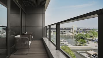 Uitzicht vanuit accommodatie