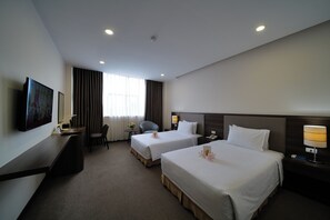 Chambre Deluxe avec lits jumeaux | Vue de la chambre