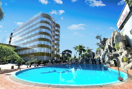Front of property. Mường Thanh Grand Dien Bien Phu Hotel