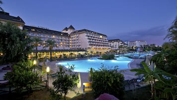 Front of property – evening/night