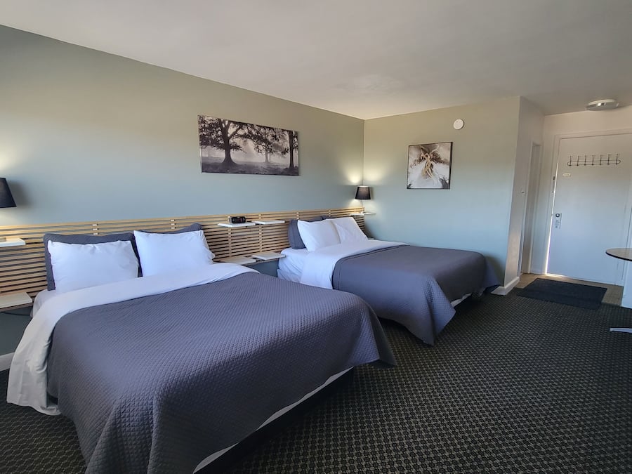 Camera doppia, 2 letti queen | Ferro/asse da stiro, culle/letti per bambini (gratuiti), Wi-Fi gratuito