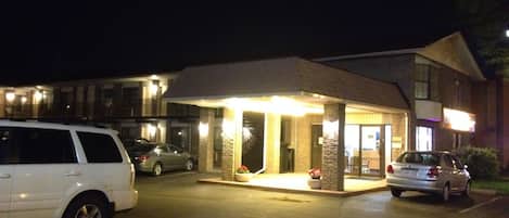 Front of property - evening/night