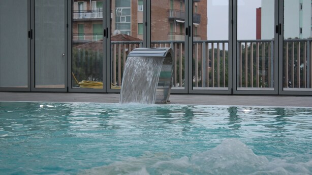 Indoor pool, sun loungers - Hotel SAN Giorgio Riccione (Riccione)