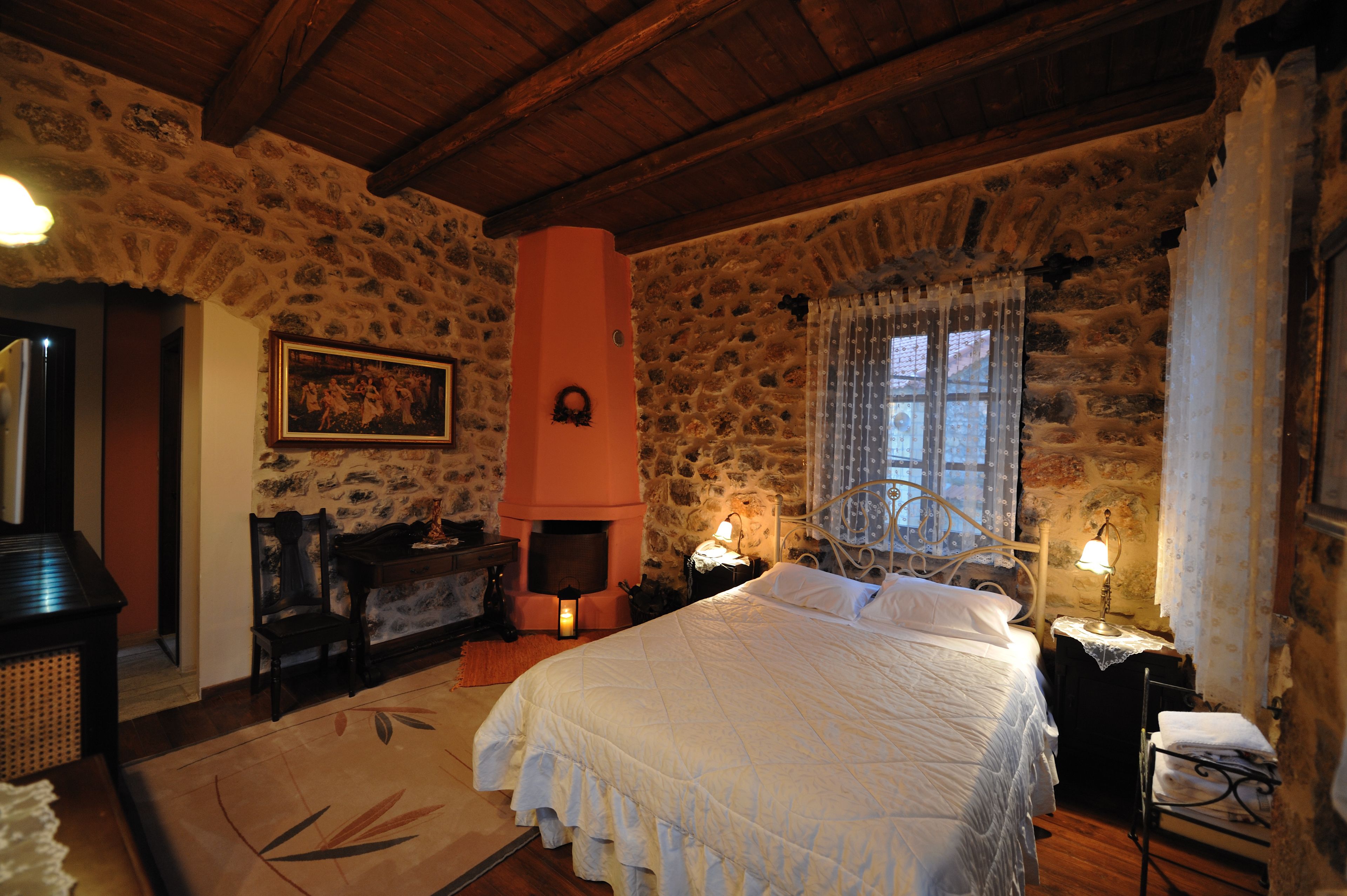 superior double room, fireplace | frette italian sheets, premium bedding, down duvets, bed sheets