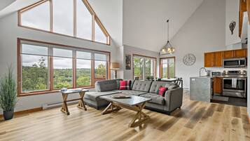 Haut Bois 197-5 , 3 Bedrooms | Living area | Flat-screen TV, fireplace