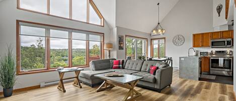 Haut Bois 197-5 , 3 Bedrooms | Living area | Flat-screen TV, fireplace