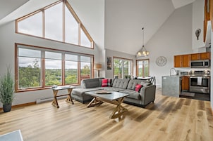 Haut Bois 197-5 , 3 Bedrooms | Living area | Flat-screen TV, fireplace, DVD player