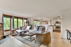 Haut Bois 197-3, 2 Bedrooms | Living area | Flat-screen TV, fireplace, DVD player