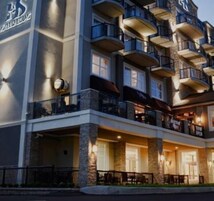 Front of property – evening/night