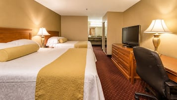 Standard Room, 2 Queen Beds | Premium bedding, pillowtop beds, desk, blackout drapes