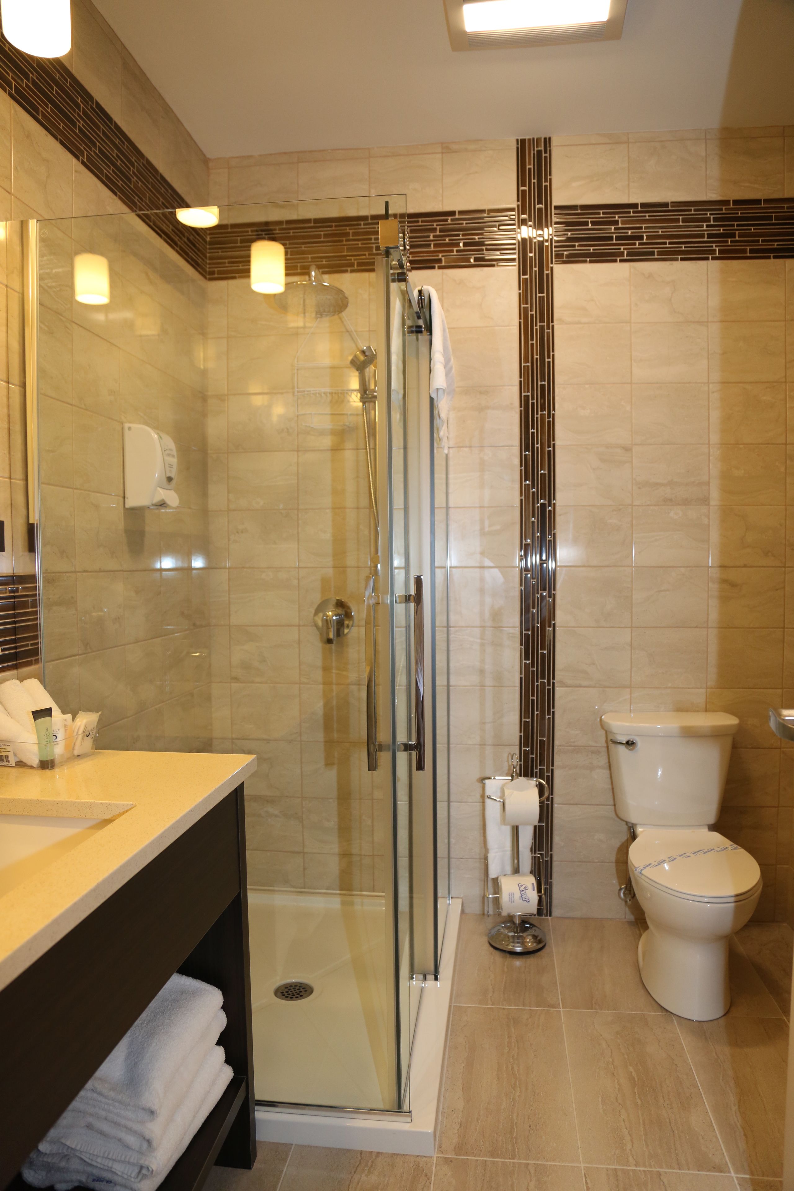 hair dryer, bathrobes, towels