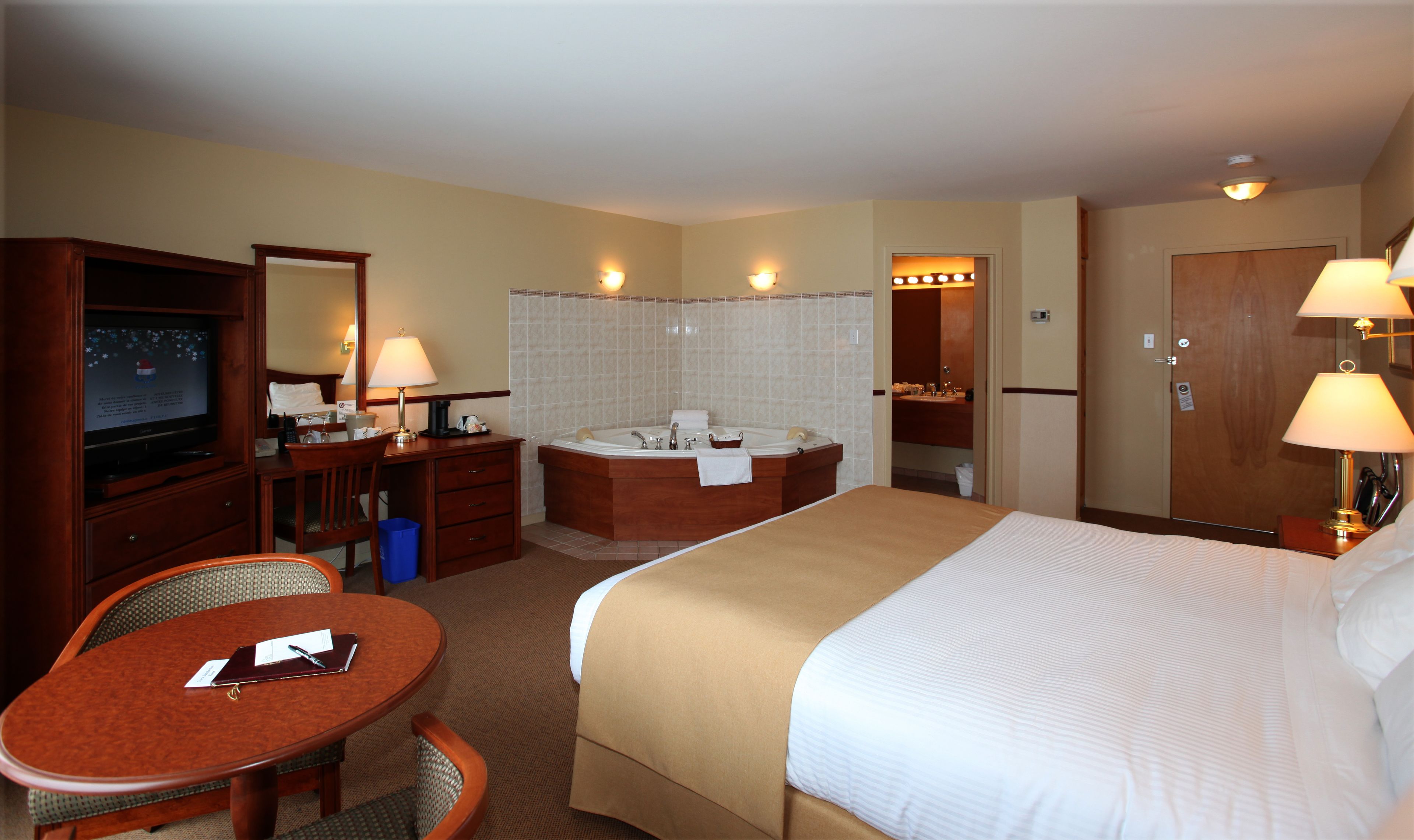 signature suite, 1 king bed, bay view | 1 bedroom, desk, blackout curtains, iron/ironing board