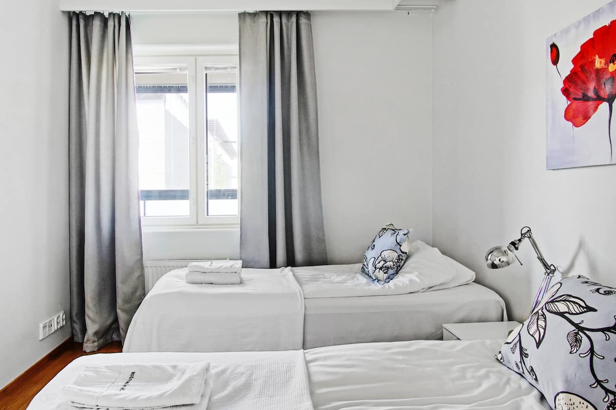 Appartamento, 2 camere da letto, sauna | Con arredamento individuale, ferro/asse da stiro, Wi-Fi gratuito