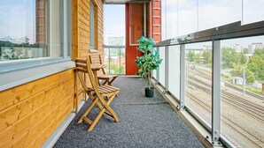 Departamento, 1 habitación, sauna | Terraza o patio
