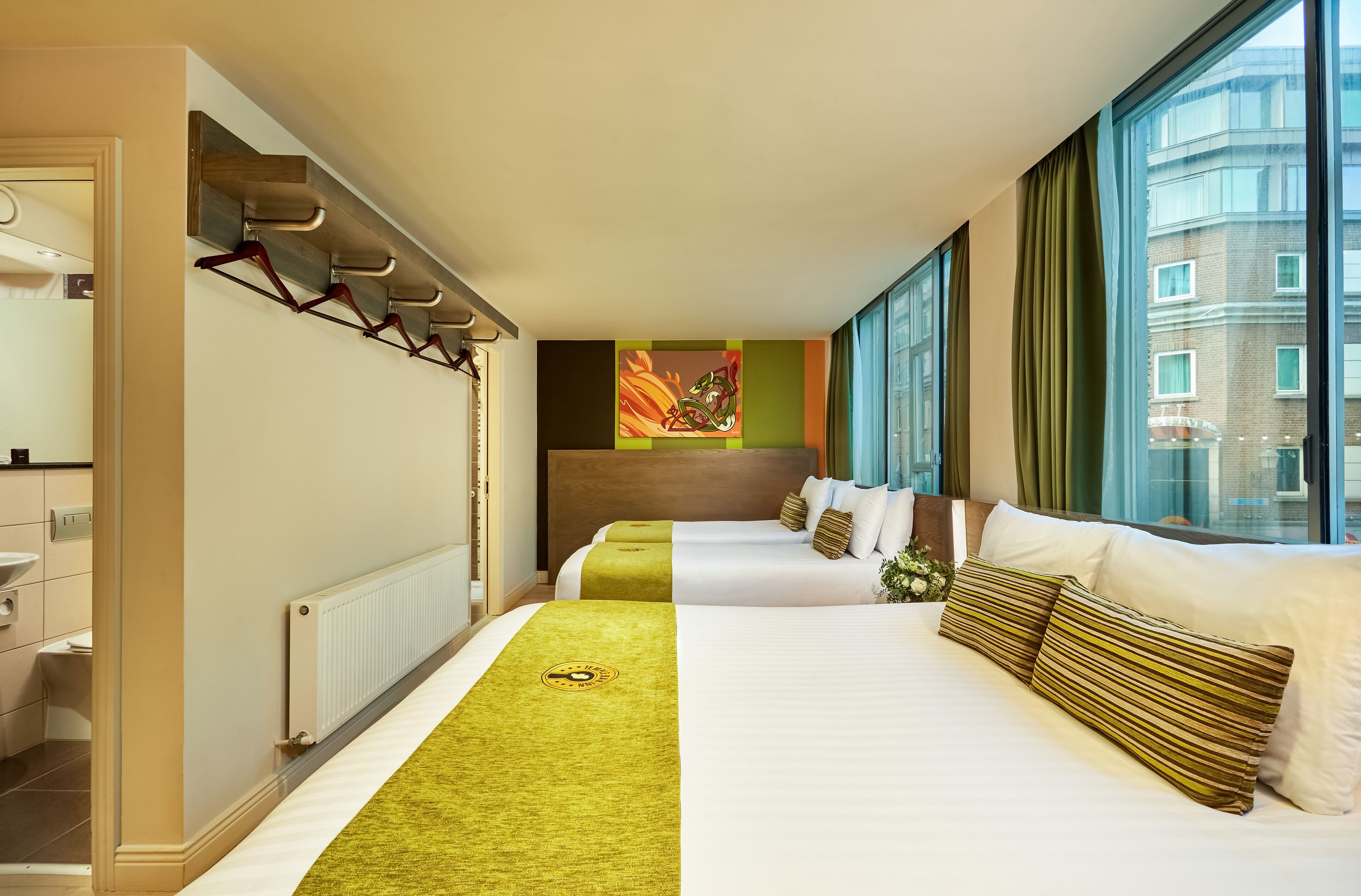 classic quadruple room | minibar, in-room safe, desk, blackout curtains