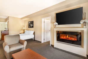 Suite, Multiple Beds, Non Smoking, Refrigerator & Microwave (with Sofabed) | Living area | 42-inch LCD TV with cable channels, TV, pay movies