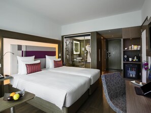 Habitación superior, 2 camas individuales | Ropa de cama de alta calidad y edredón 