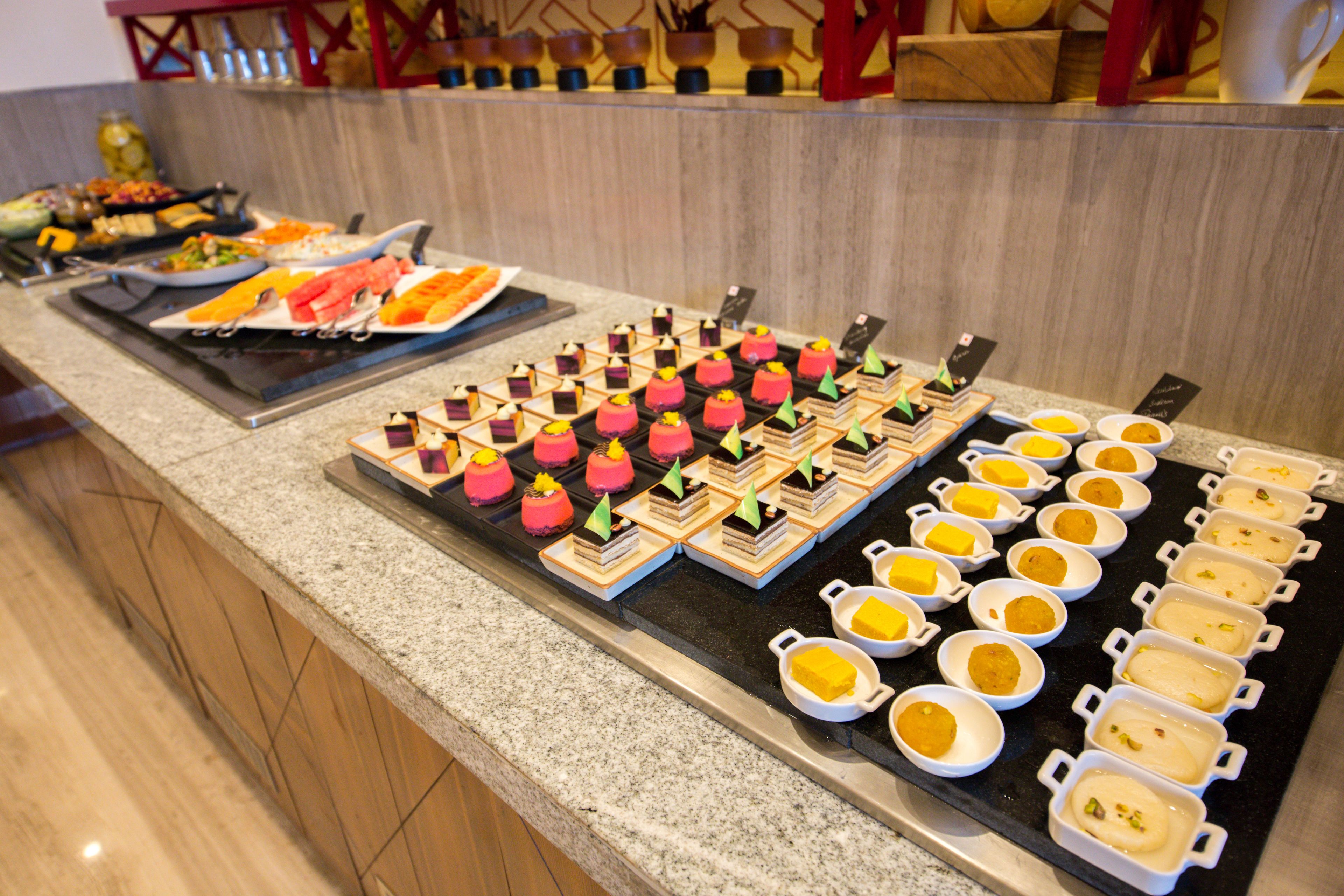 daily buffet breakfast (inr 599 per person)