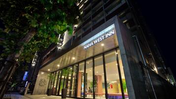 Front of property – evening/night